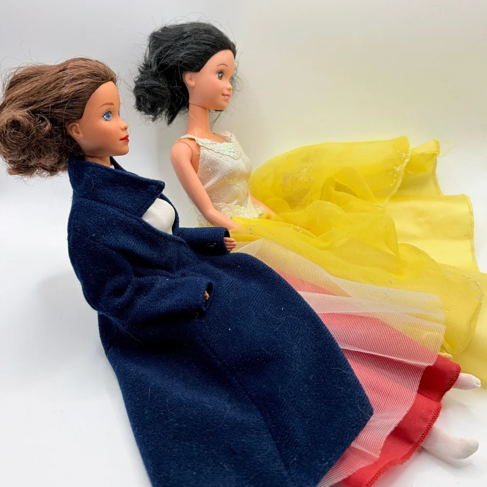 Disney Vintage Mary Poppins and Snow White Fashion Doll Lot 11.5 inch Toys 2pc